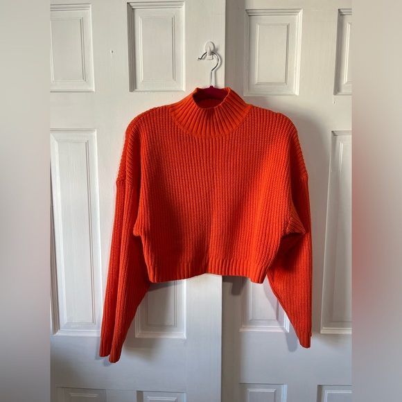 Zaful drop shoulder mock neck sweater size S - Picture 6 of 8
